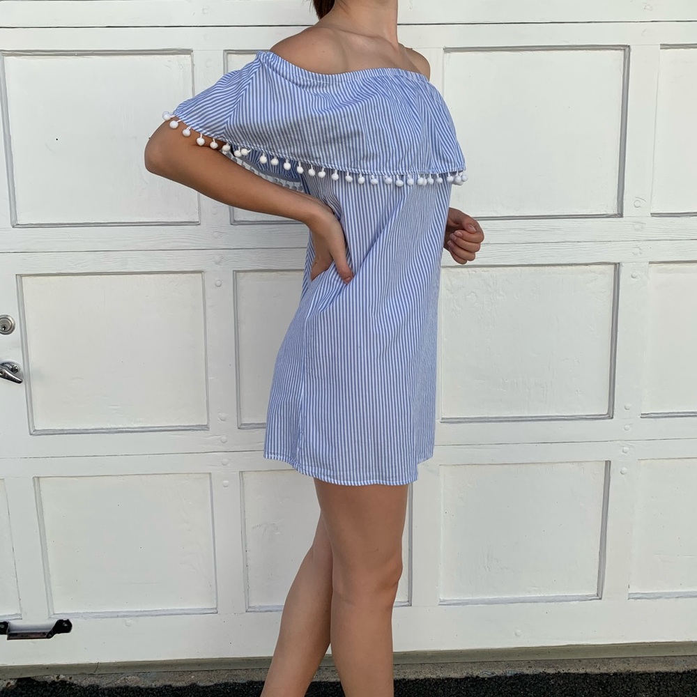 Summer off the shoulder dress